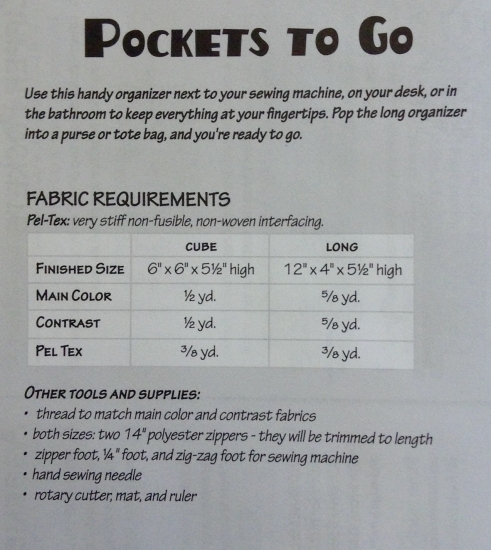Pockets To Go by Atkinson Designs - Click Image to Close