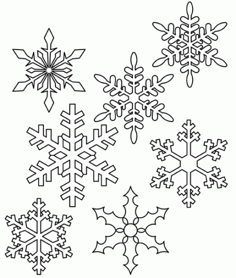 Snowflakes! Set *7 Patterns* - Click Image to Close