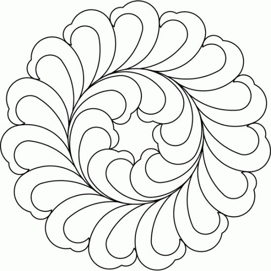 Fanciful Feathers Wreath, Large - Click Image to Close