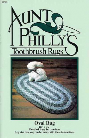 Aunt Philly's Toothbrush Rug - Oval - Click Image to Close