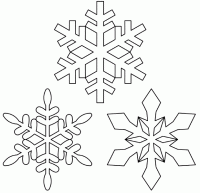 Snowflakes! Simplified Set *3 Patterns*