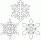 Snowflakes! Simplified Set *3 Patterns*