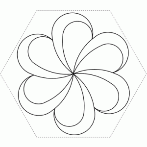 Hexagon Feather