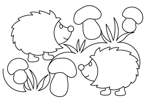 Hedgehogs and Mushrooms E2E - Click Image to Close
