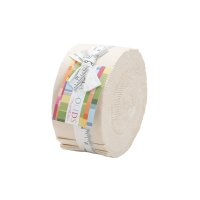 Bella Solids Jelly Roll by Moda, Natural, SKU 9900JR 12