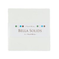 Bella Solids Charm Pack by Moda, White, SKU 9900PP 98