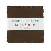 Bella Solids Charm Pack by Moda, Brown, SKU 9900PP 71