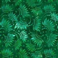 108" Wide Backing by Wilimgton Prints, Green Petals