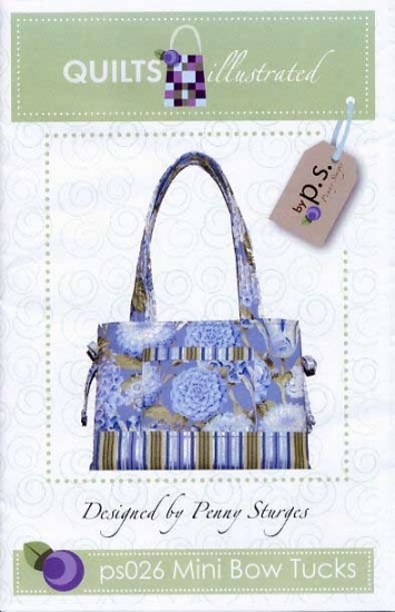 Mini Bow Tucks Tote by Penny Sturges - Click Image to Close