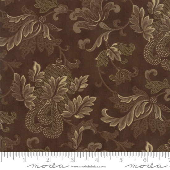 Moda ROSEWOOD Chocolat 44182 13 Quilt Fabric By The Yard By 3 Sisters 